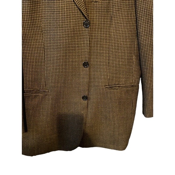 Riserva Dillard's Sport Blazer Jacket Houndstooth 40 R Made in Italy 100% Wool - Picture 5 of 16
